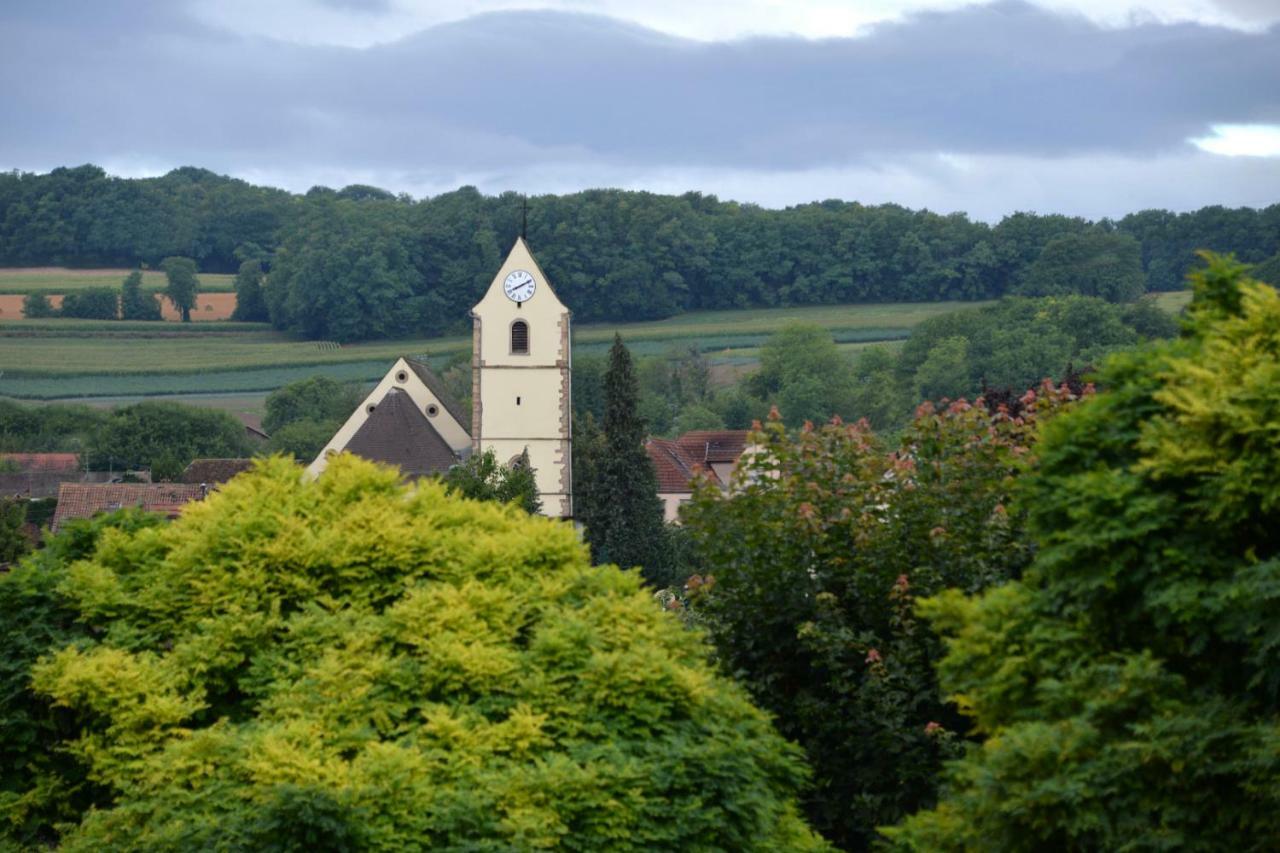 Gite Aux Deux Clochers Zimmersheim Luaran gambar