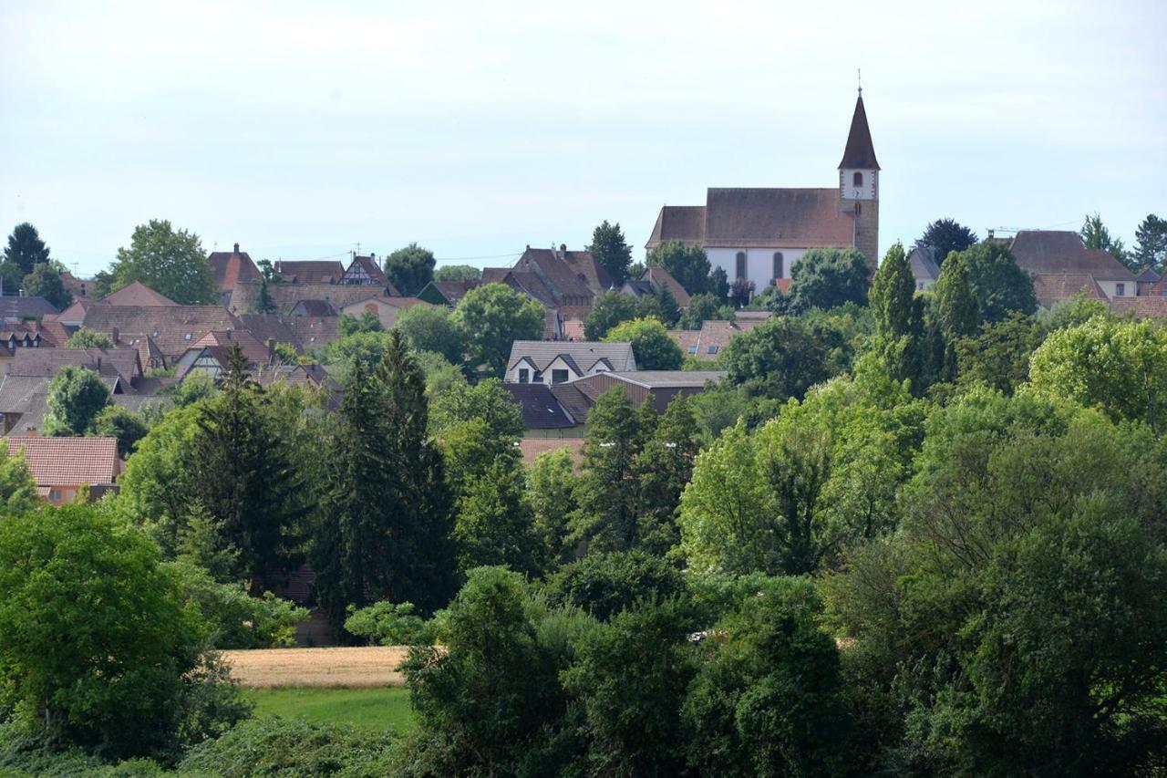 Gite Aux Deux Clochers Zimmersheim Luaran gambar